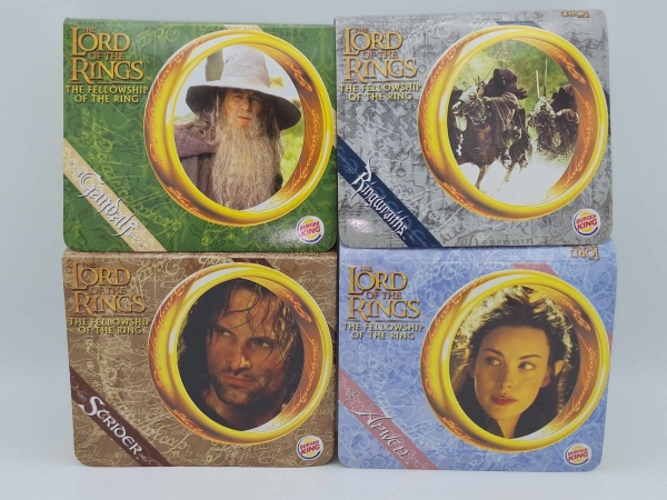 8x Herr der Ringe Figuren - Burger King 2001